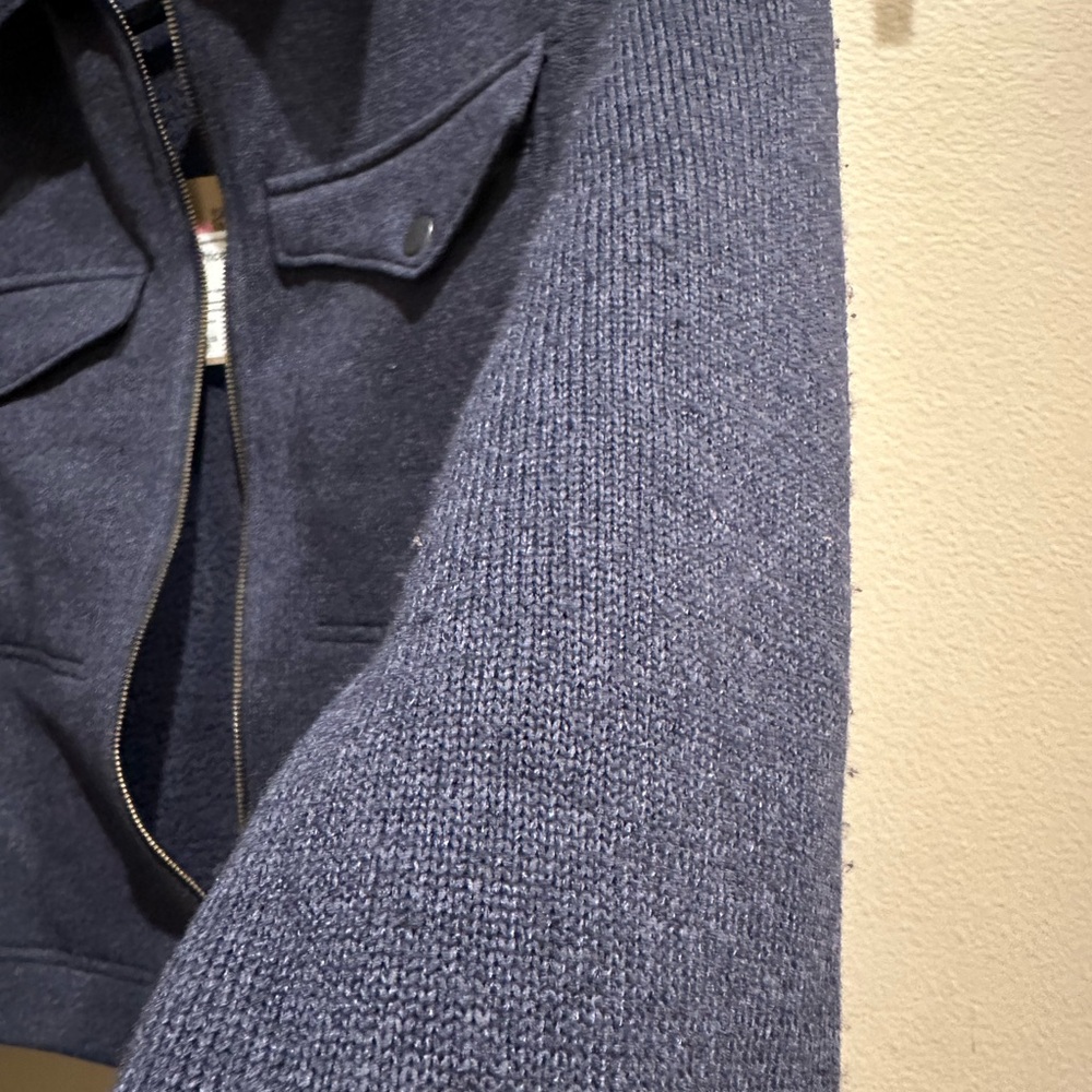 Patagonia Women's Better Sweater® Zippered Fleece Chore Jacket navy blue - Picture 6 of 7